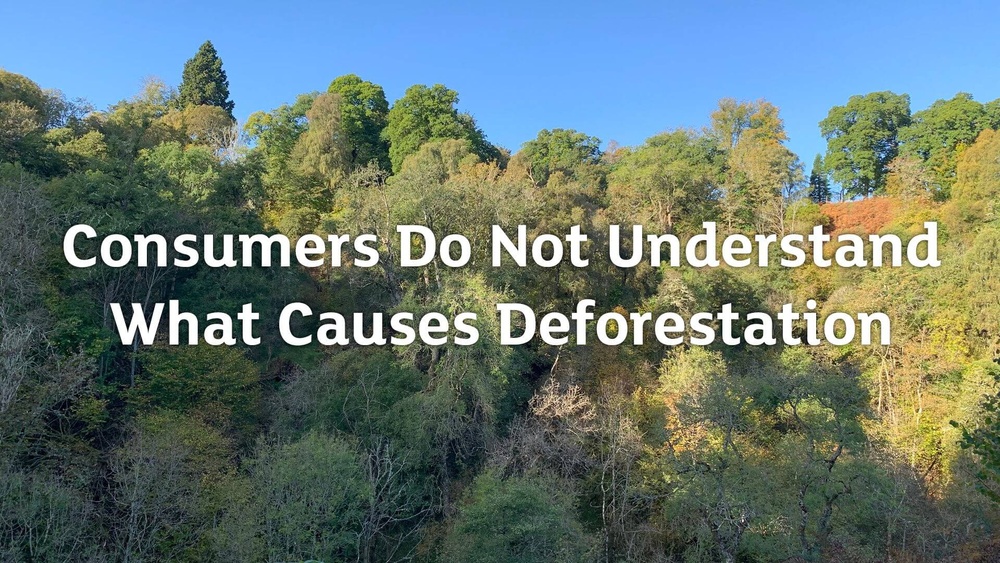 Consumers Do Not Understand What Causes Deforestation - A Two Sides article